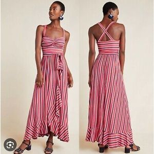 Anthropologie Maeve Gabriella Ruffled Maxi Dress
Never worn!